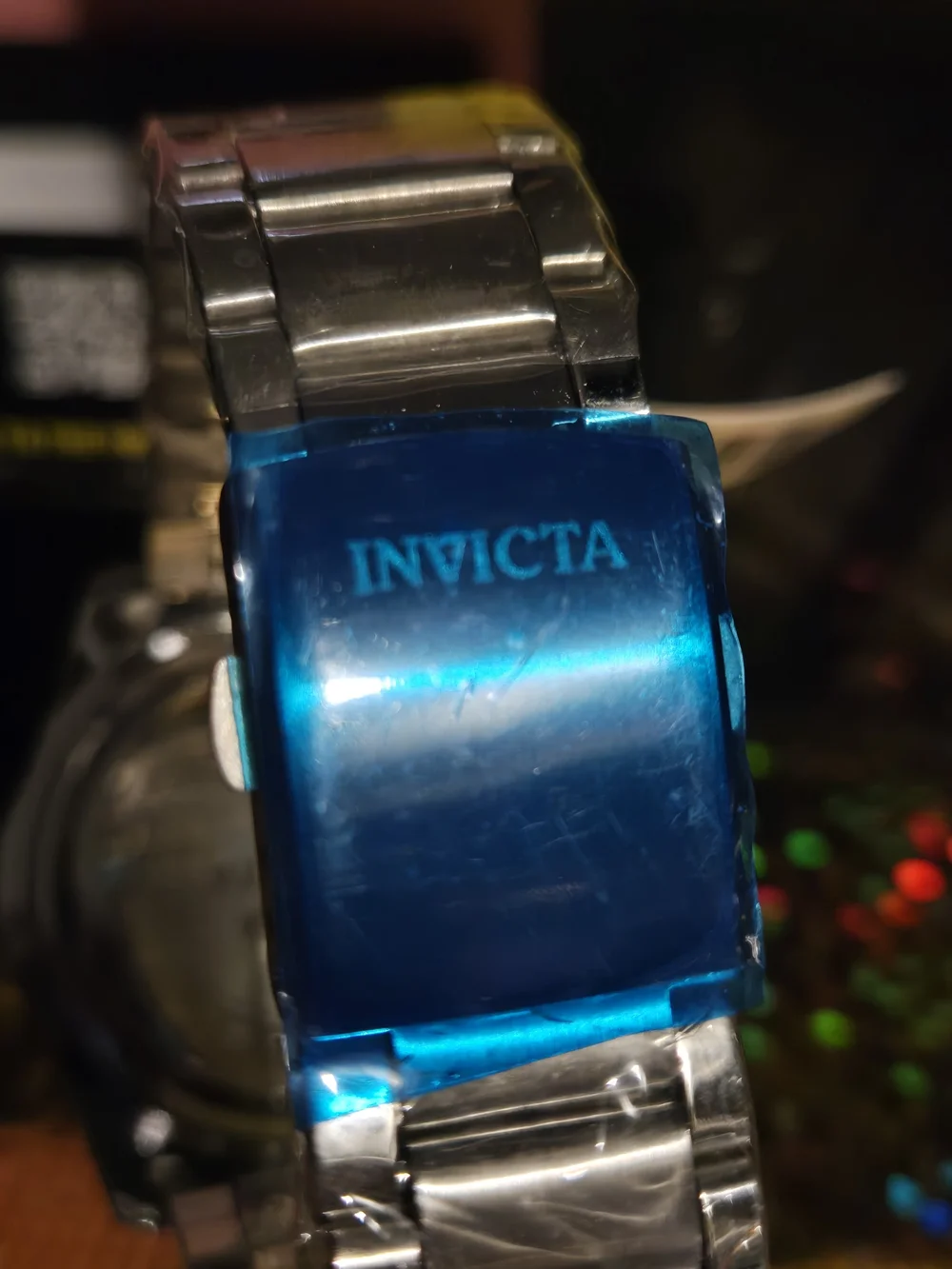 79015 Invicta Diver Meridian Men's Watch Silver Green Bezel 46mm MG68 Quartz